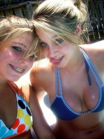 Naked women going wild